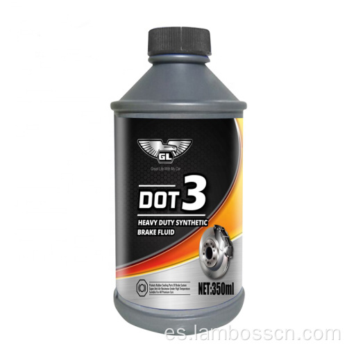 Mineral Oil Dot 3 Dot 4 líquido de frenos